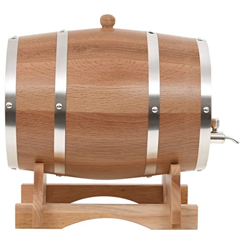 Barril de Vino con Grifo Madera de Roble Macizo 12 LArte y Ocio Hobbies y Artes Creativas Productos para elaborar Cerveza y Vino en casa Producción de Vino