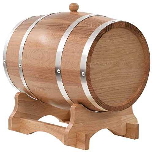 Barril de Vino con Grifo Madera de Roble Macizo 12 LArte y Ocio Hobbies y Artes Creativas Productos para elaborar Cerveza y Vino en casa Producción de Vino