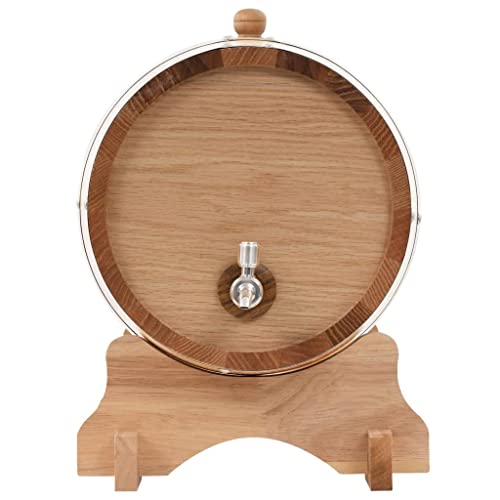 Barril de Vino con Grifo Madera de Roble Macizo 12 LArte y Ocio Hobbies y Artes Creativas Productos para elaborar Cerveza y Vino en casa Producción de Vino