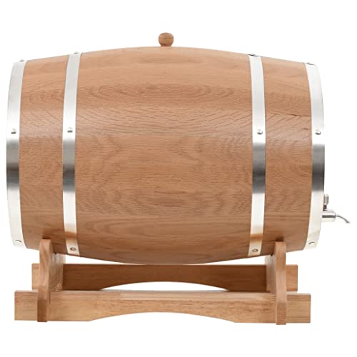 Barril de Vino con Grifo Madera de Roble Macizo 35 LArte y Ocio Hobbies y Artes Creativas Productos para elaborar Cerveza y Vino en casa Producción de Vino