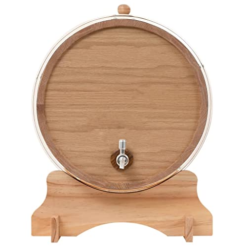 Barril de Vino con Grifo Madera de Roble Macizo 35 LArte y Ocio Hobbies y Artes Creativas Productos para elaborar Cerveza y Vino en casa Producción de Vino