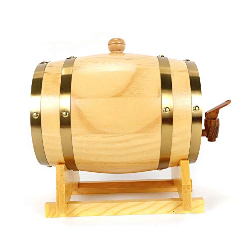 Barril de whisky de 5 litros, barril de madera, barril de licor con grifo