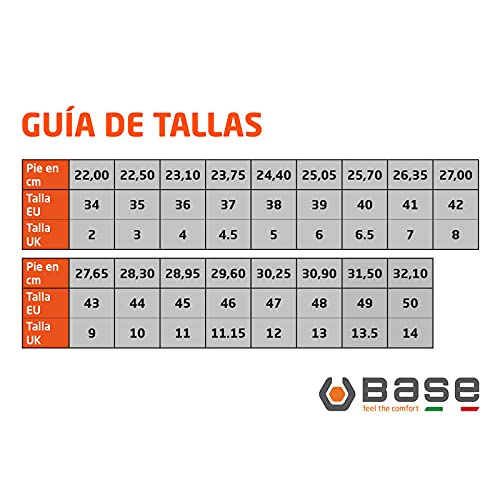 Base Protection, K-Jump Calzado de Seguridad con Sistema Boa, Gris y Naranja, Talla 43