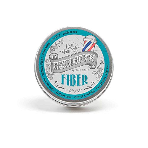 Beardburys Fiber, Cera Moldeadora Profesional de Fijación Fuerte y acabado Mate, 30ml