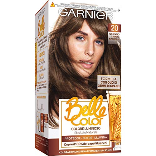 BELLE COLOR 20 castano chiaro naturale - Tintes para el cabello