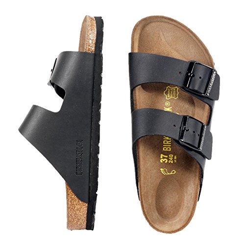 Birkenstock Arizona 51793 - Zapatos con hebilla unisex, color negro, talla 48