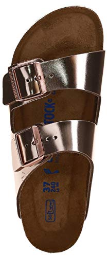 Birkenstock - Arizona, Sandalia con Pulsera Mujer, color Marrón - Braun (Metallic Copper), talla 35 EU