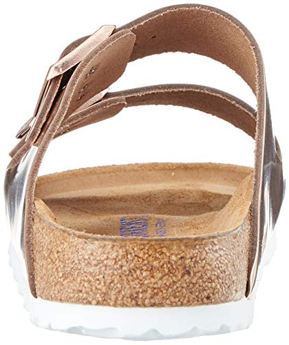 Birkenstock - Arizona, Sandalia con Pulsera Mujer, color Marrón - Braun (Metallic Copper), talla 36 EU