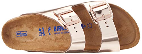 Birkenstock - Arizona, Sandalia con Pulsera Mujer, color Marrón - Braun (Metallic Copper), talla 36 EU