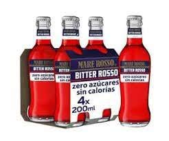 BITTER ROSSO SIN AZUCAR, SIN ALCOHOL PACK 24 BOTELLINES 200 ML