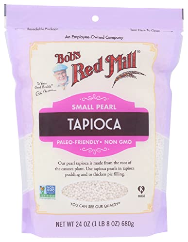 Bob's Red Mill Tapioca de perlas pequeñas, 24 onzas (paquete de 1)