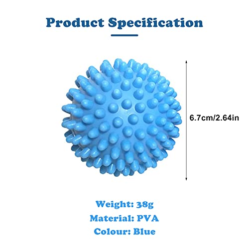 Bola De Lavado Bolas De Secado De Ropa Bolas Secadoras Antiarrugas Bolas De Secadora De Lavadora Reutilizables Bola Para Secadora De Ropa Para Lavar La Ropa Del Hogar Limpieza (6 Piezas)