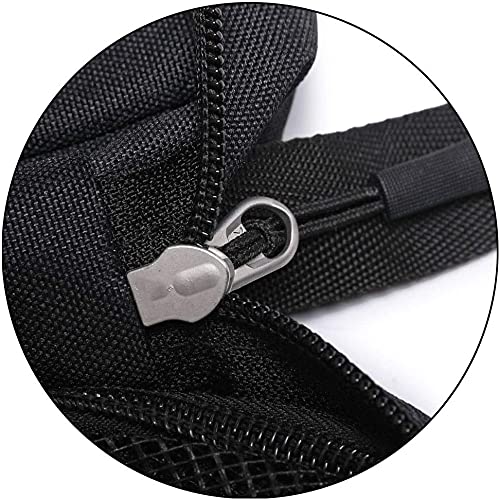 Bolsa de Viaje Bolsa de Aseo con Gancho para Colgar, Bolsa de Lavado de Bolsa de cosméticos Repelente al Agua (Black)