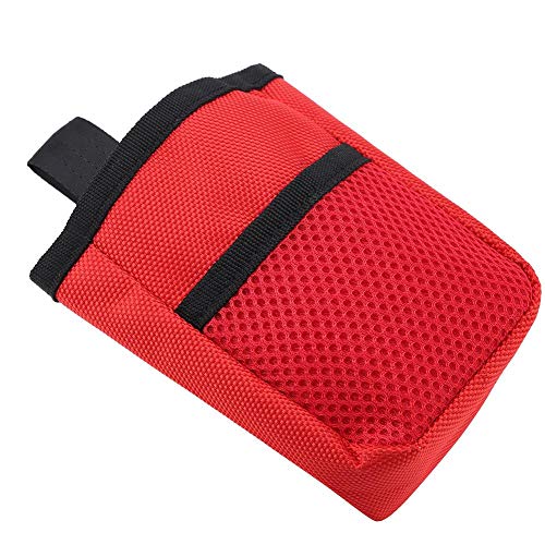 Bolsa Premios Perro Bolsa De Tratamiento Multifuncional Bolsa De Entrenamiento De Suministros Para Mascotas Portátil Perfecto Para Mascotas Cachorro De Entrenamiento Viaje Doggie Walking(Rojo)