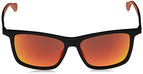 BOSS Hugo 1078/S Gafas de Sol, Nero Opaco Arancio, 57 para Hombre