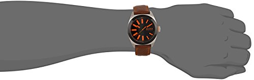 Boss Orange London - Reloj de Cuarzo para Hombre, Correa de Cuero Color marrón