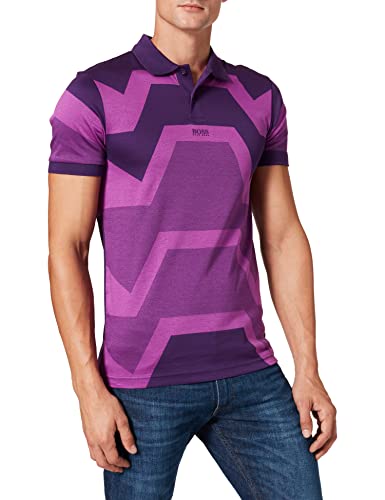 BOSS Paule 3 Camisa de Polo, Dark Purple508, M para Hombre