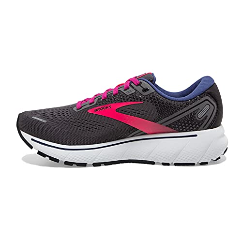 Brooks Ghost 14, Zapatillas para Correr Mujer, Pearl/Black/Pink, 38 EU