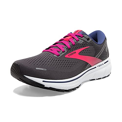 Brooks Ghost 14, Zapatillas para Correr Mujer, Pearl/Black/Pink, 38 EU