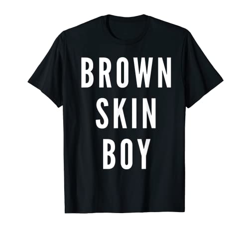 Brown Skin Boy Melanin King Prince Hombres Niños Negro Camiseta