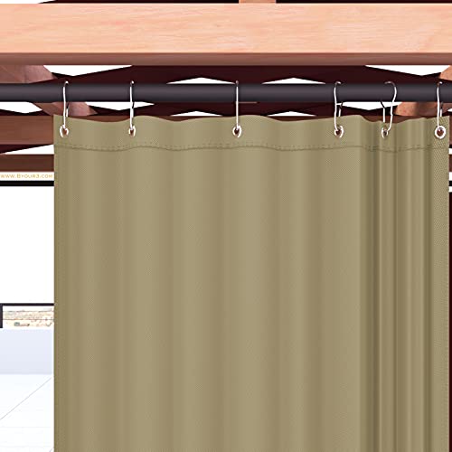 Byour3 Toldos para Exteriores con Anillos A Caída Impermeable Tela A Prueba De Moho Lavable Parasoles Laterales Gazebo Pérgola Balcon Porche (Tabaco Calidad A ++, A. 250 x 315 L. cm)