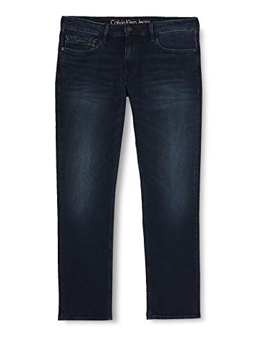 Calvin Klein CK Jeans Slim Straight-Gothenburg Pantalones Informales, Gotemburgo, 34W/32L para Hombre