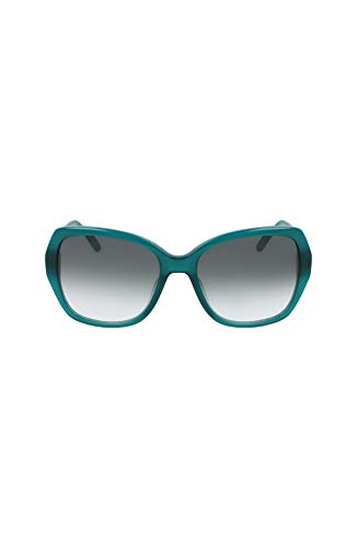 Calvin Klein CK21704S Gafas de Sol, Milky Bistro Green, Talla única para Mujer