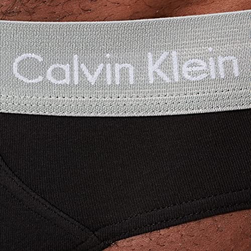 Calvin Klein Hip Brief 3PK Ropa Interior, B/Chino Blue/Plum Berry/Dark Steel, XS Unisex Adulto