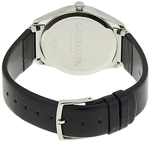 Calvin Klein Reloj Analógico para Mujer de Cuarzo con Correa en Cuero K4D211C6