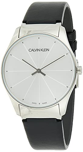 Calvin Klein Reloj Analógico para Mujer de Cuarzo con Correa en Cuero K4D211C6