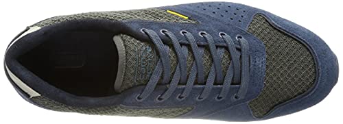 camel active Cliff Sneaker, Zapatillas Hombre, Azul y Gris, 42 EU