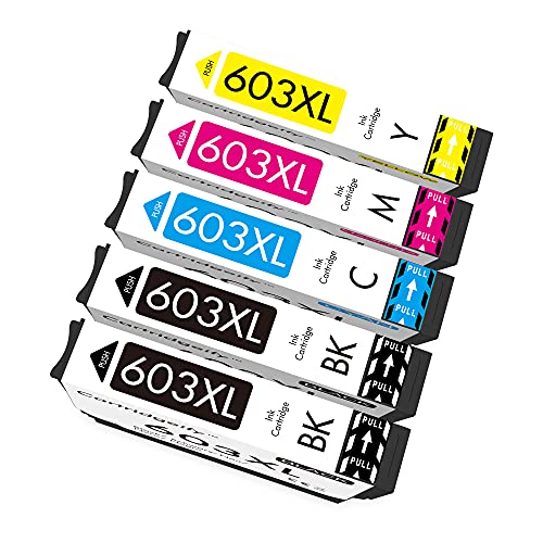 Cartridgeify 603XL Compatible con Epson 603 XL Cartucho de Tinta Multipack, para Expression Home XP-2100 XP-2105 XP-3100 XP-3105 XP-4100 XP-4105, Workforce WF-2810 WF-2830 WF-2835 WF-2850