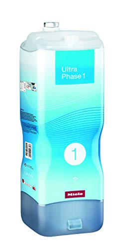 Cartucho UltraPhase 1 de Miele, Detergente líquido para lavadoras TwinDos, 1,4 l para 37 lavados