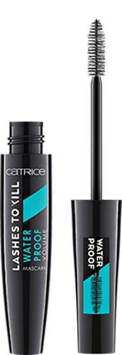 Catrice - máscara volumen resistente al agua lashes to kill - negro.