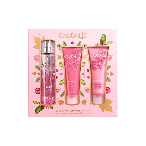 Caudalie Rose De Vigne - Cofanetto Gel Doccia + Trattamento Corpo + Profumo