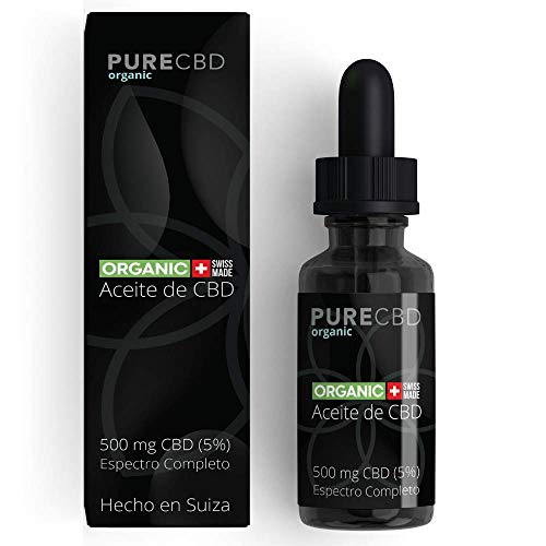 CBD Oil | Aceite de cáñamo enriquecido con 5% CBD (500mg) | Bio Suisse Orgánico