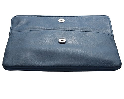 cecilia&bens Elegante bolso de mano para mujer | Bolso de noche | Neceser de maquillaje pequeño bolso 100% vegano, azul, Talla única