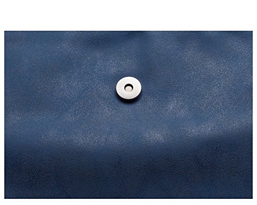 cecilia&bens Elegante bolso de mano para mujer | Bolso de noche | Neceser de maquillaje pequeño bolso 100% vegano, azul, Talla única