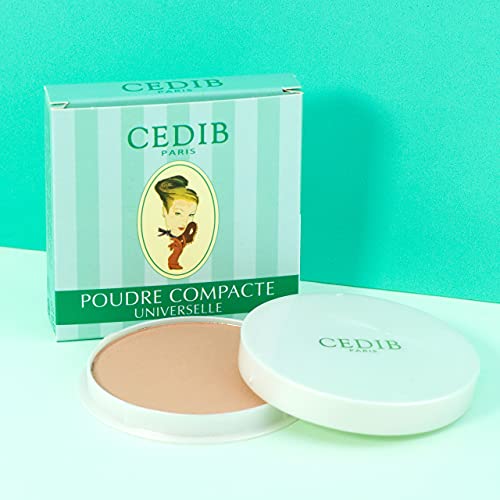 Cedib Paris Polvo Compacto Universal, Poudre Compacte Universelle, Ambar 15 g