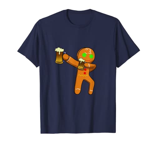 Cerveza Hombre de Jengibre Beer Gingerbreadman Camiseta