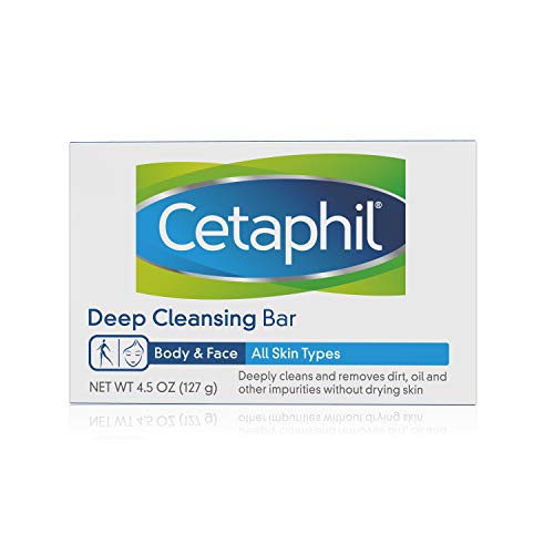 Cetaphil Deep Cleansing Face & Body Bar for All Skin Types (Pack of 3)