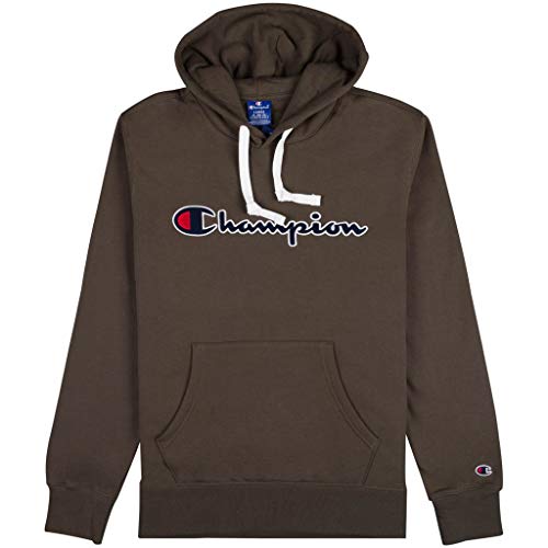 Champion Hooded Sweatshirt Hombre BLV 214718GS505 Verde Talla M