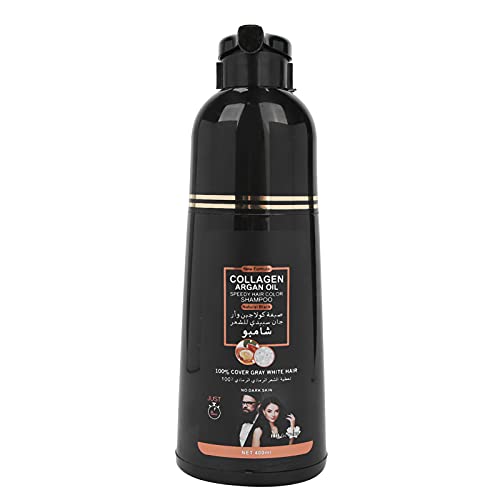 Champú De Tinte Para Cabello Gris, Champú De Champú Con Tinte Tipo De Cabello, Champú De Tinte Para Para Acondicionadores Hombres Y Mujeres (400Ml)