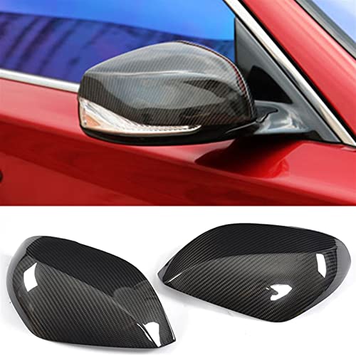 Chentaoyan Accesorios de carrocería del coche Lado de fibra de carbono Retrovisor espejo Cubiertas de espejo for Infini-tis QX30 Q50s Q50 Q60 Q70 2014-2020 Espejo lateral de coche cubre tapas abdomina