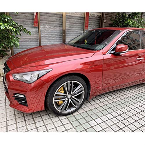 CHENTAOYAN Accesorios de carrocería del Coche Ventilaciones de Guardabarros Laterales Exteriores del Coche for Infini-Tis Q50 Sedan 2014-2018 Coche Delantero Ventiladores de Guardabarros Cubierta de