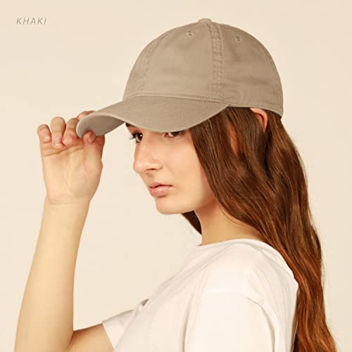 CHOK.LIDS Gorra de Papá de Primera Calidad Unisex de Algodón para Hombres y Mujeres Ajustable Ligera de Estilo ala Curvada (Carbón)