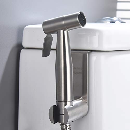 CIENCIA Ducha bidé de acero inoxidable alcachofa WC de mano Pulverizador WC bidé portátil para la higiene íntima, WS024