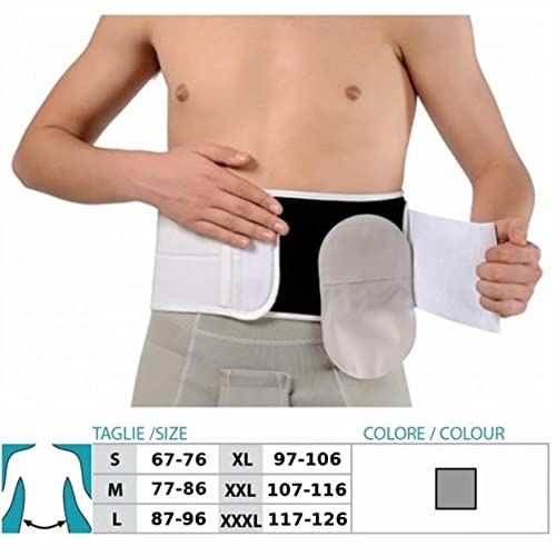 Cinturón unisex para ostomía ORIONE Art.3056 Talla XL 97-106 cm.