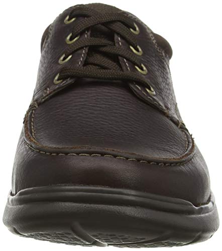 Clarks Cotrell Edge, Zapatos de Cordones Derby Hombre, Marrón (Brown Oily), 43 EU