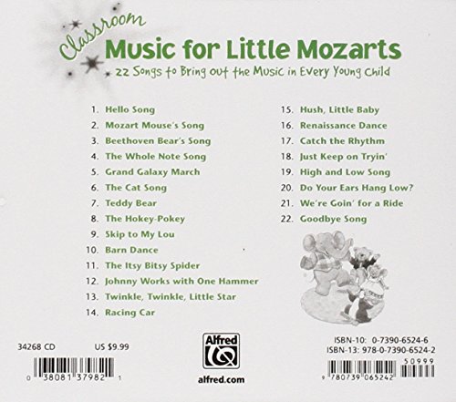 Classroom Music for Little Mozarts-Student CD Bk 3: 22 Songs to Bring out the Music in Every Young Child